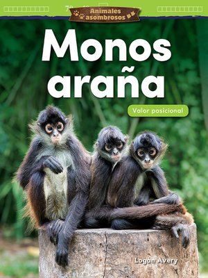 cover image of Monos araña